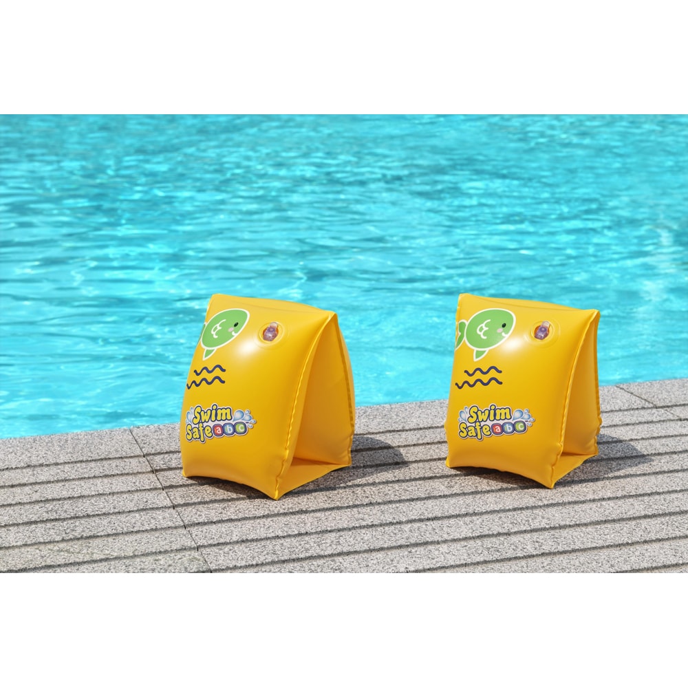 Aripioare de inot gonflabile BESTWAY, 25x15 cm, 3-6 ani, 19-30 kg, galben