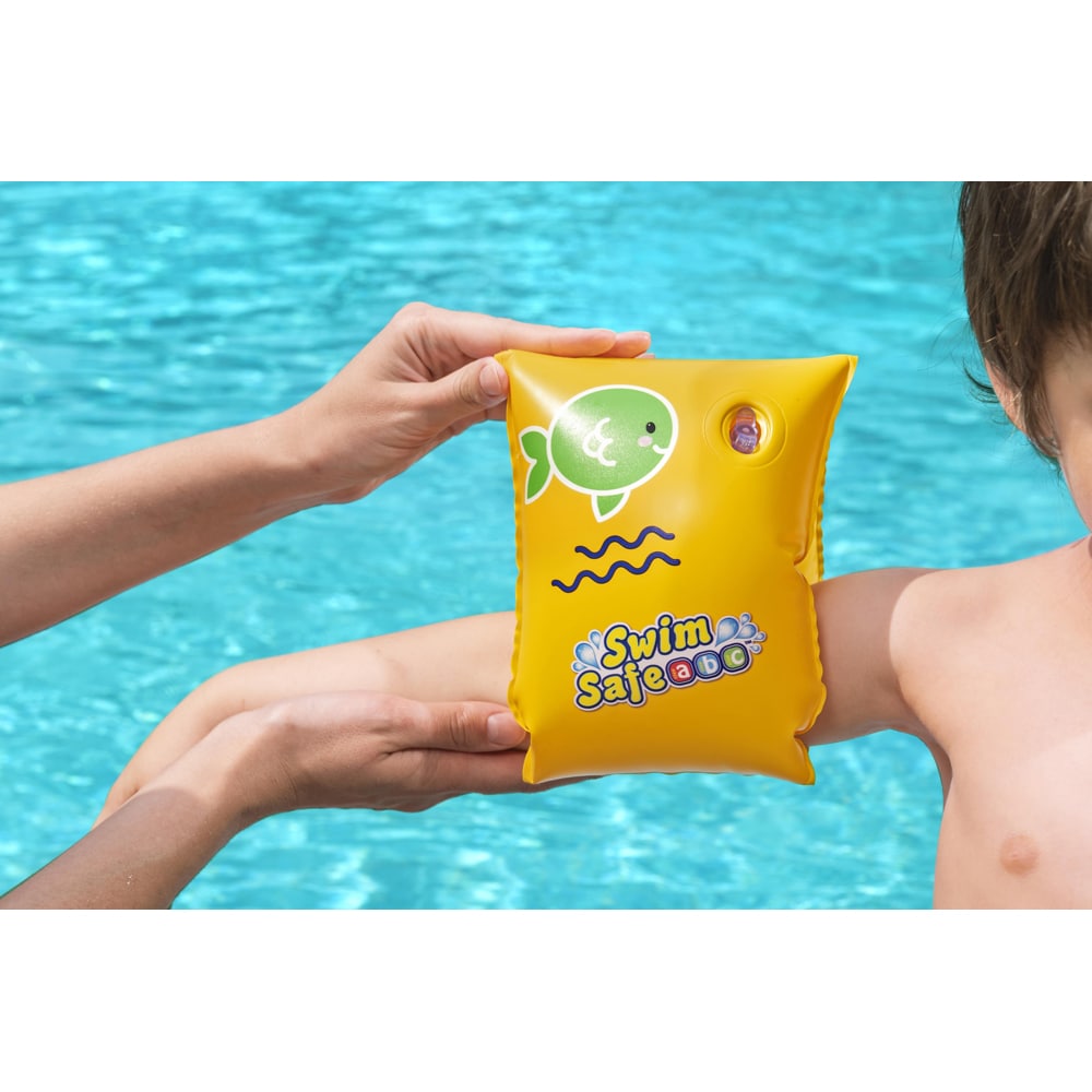 Aripioare de inot gonflabile BESTWAY, 25x15 cm, 3-6 ani, 19-30 kg, galben