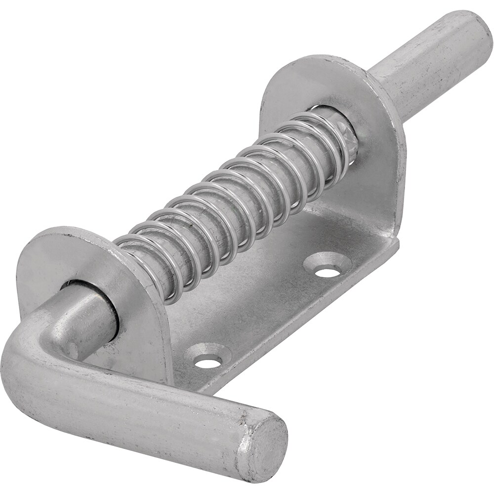 Zavor cu arc si bolt SUKI, negru, 165mm, argintiu