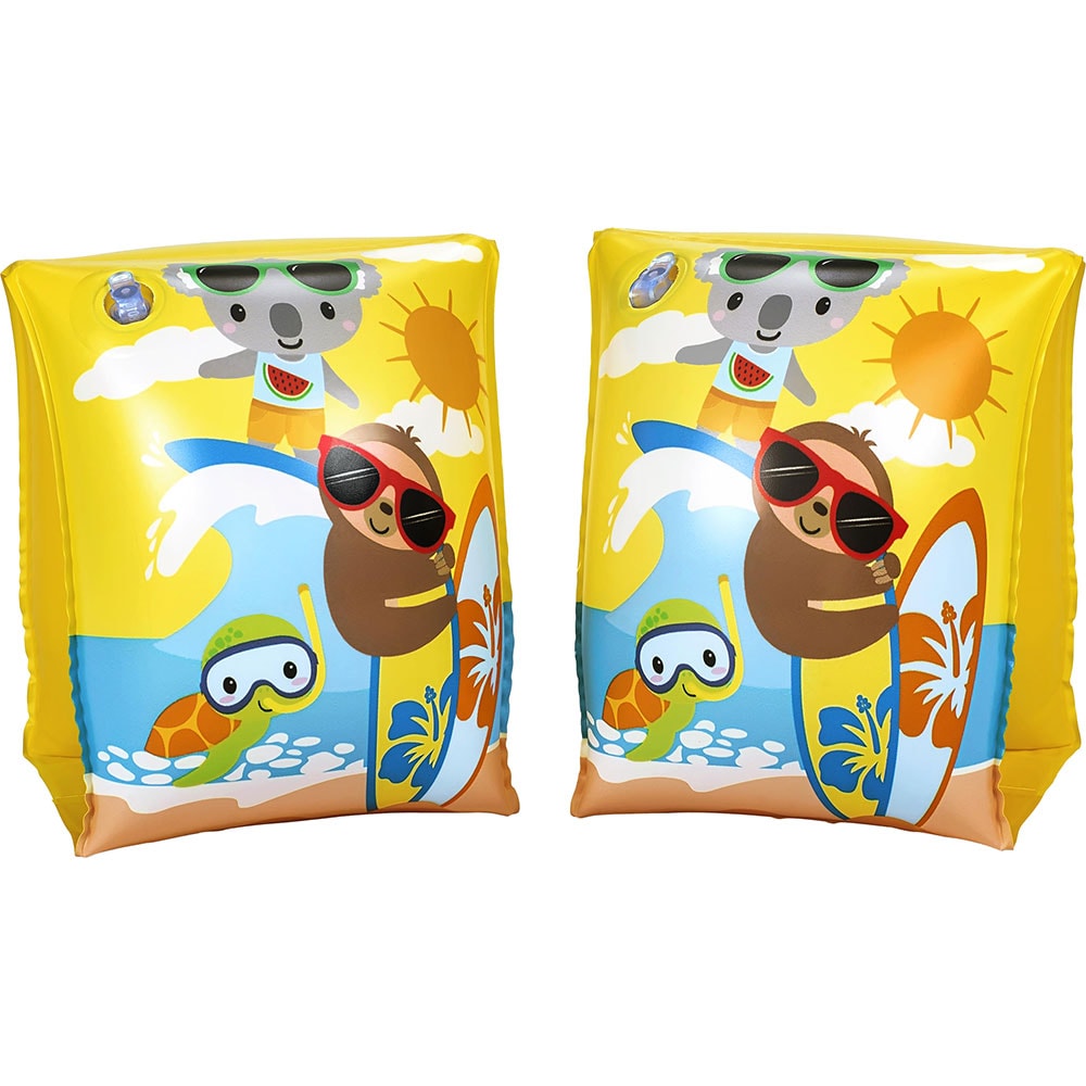 Set aripioare inot BESTWAY, PVC, 23 x 15 cm, galben