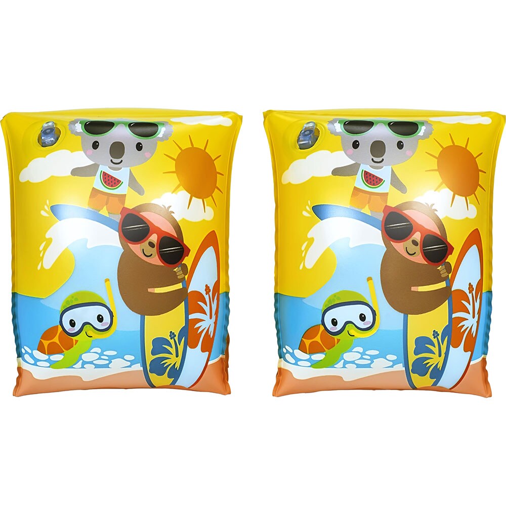 Set aripioare inot BESTWAY, PVC, 23 x 15 cm, galben