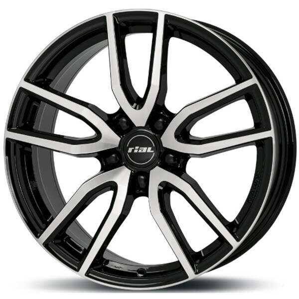 Janta aliaj RIAL Torino Diamant-Schwartz 17" Renault Megane4 7,5J17 Et40 5X114.3