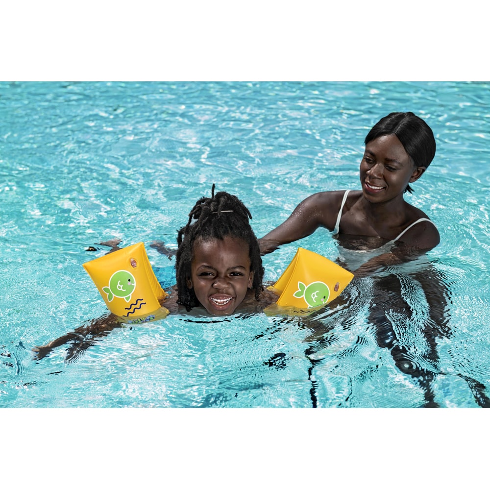 Aripioare de inot gonflabile BESTWAY, 30x15 cm, 5-12 ani, 24-60 kg, galben