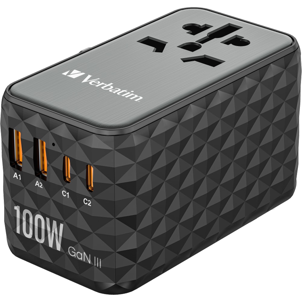 Incarcator universal laptop VERBATIM 32121, 100W