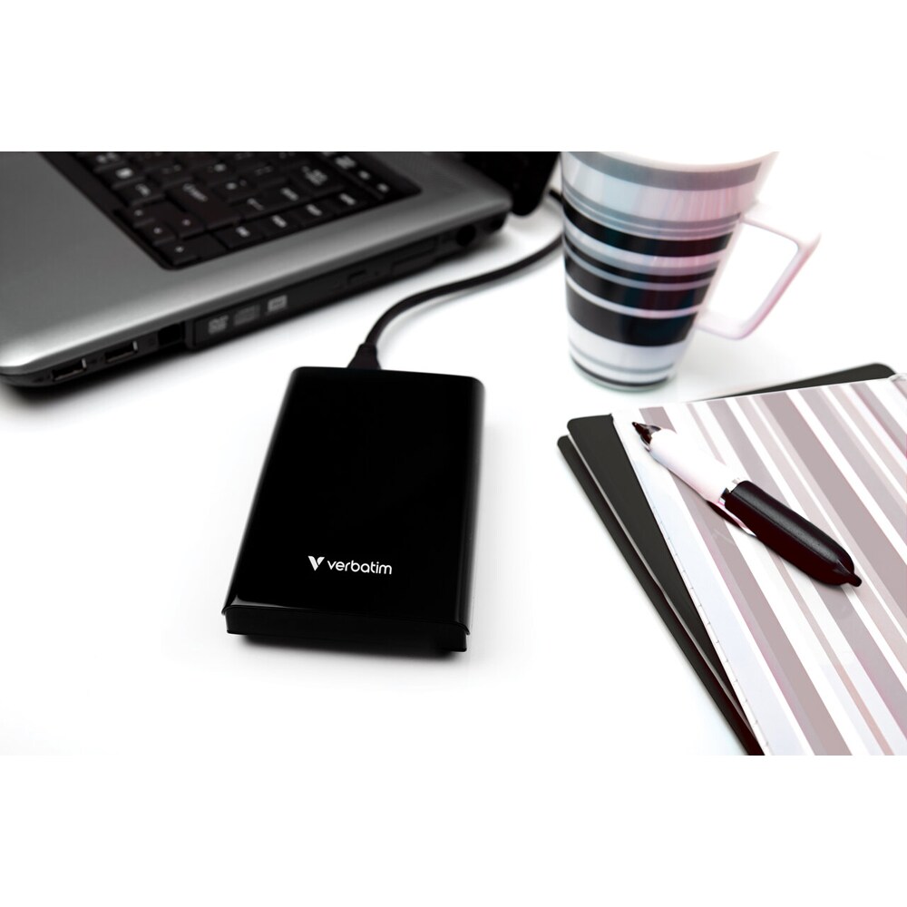 SSD extern VERBATIM 32180, 256GB, USB 3.2 Gen 1, negru