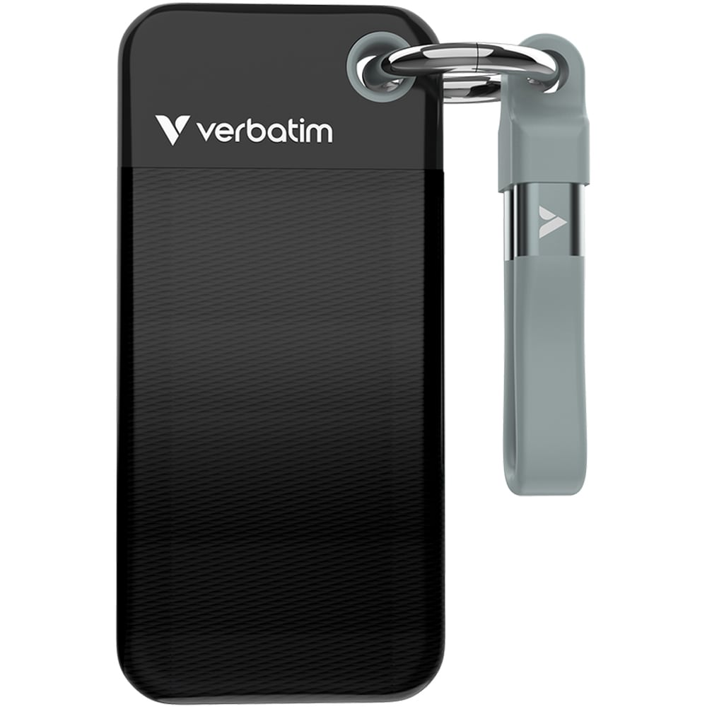 SSD extern VERBATIM 32415, 256GB, USB 3.2 Gen 2, negru/gri