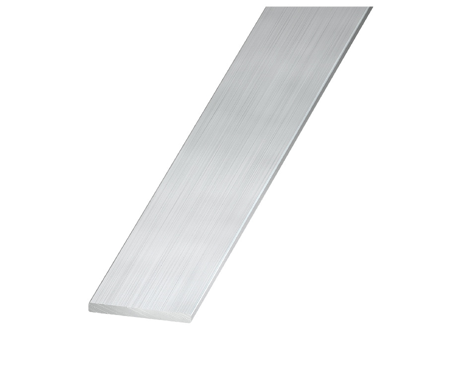 Bara plata aluminu brut, 20 x 2mm, 1m