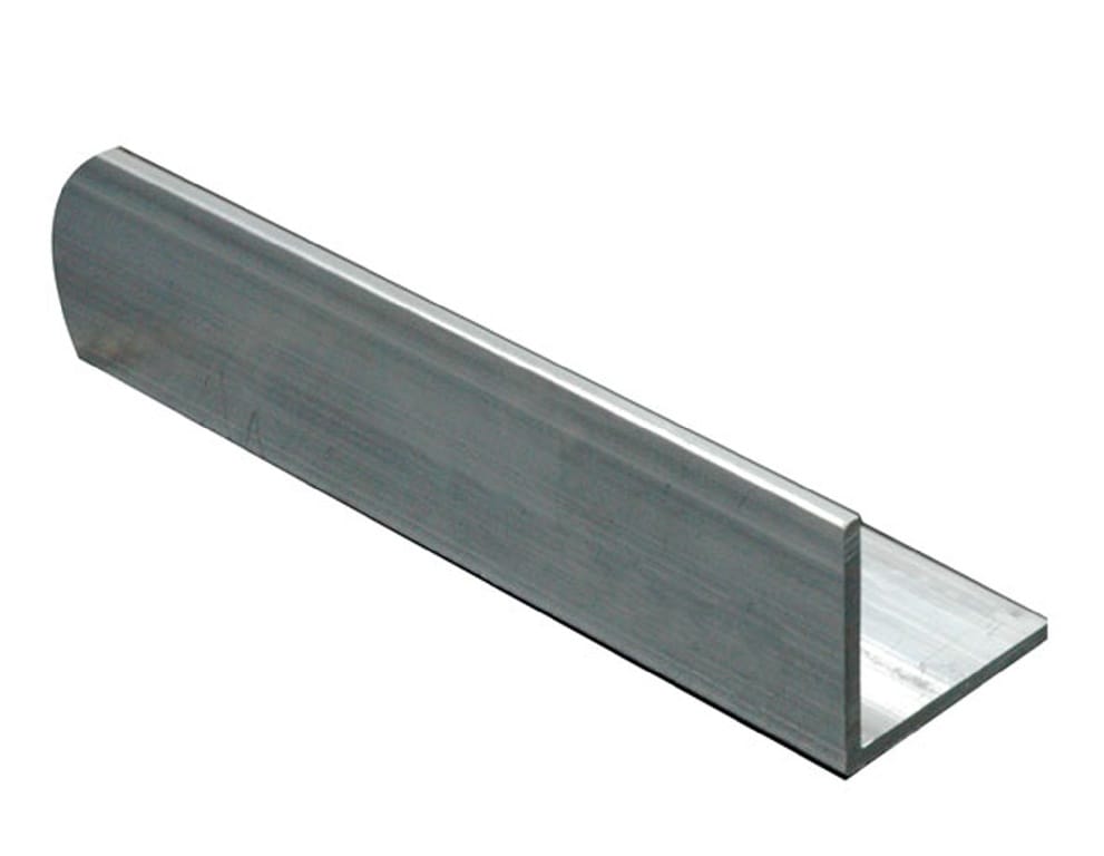 Cornier aluminiu brut, 25mm x 25mm x 1.5mm, 1m