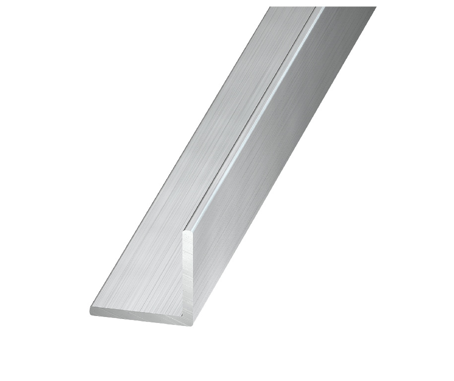 Cornier aluminiu brut, 25mm x 25mm x 1.5mm, 1m