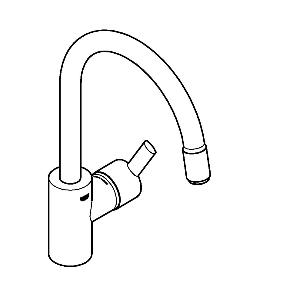 Baterie bucatarie GROHE Feel 32671002, alama, crom