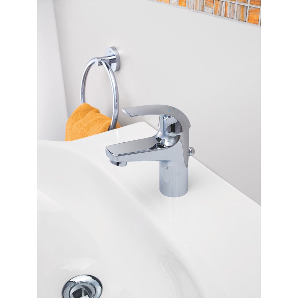 Baterie lavoar GROHE Baucurve 32805000, alama, crom