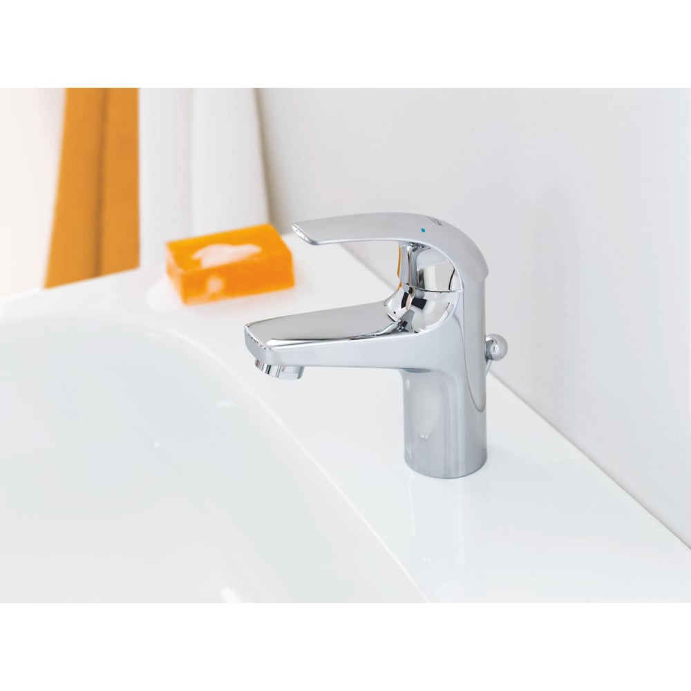 Baterie lavoar GROHE Baucurve 32805000, alama, crom