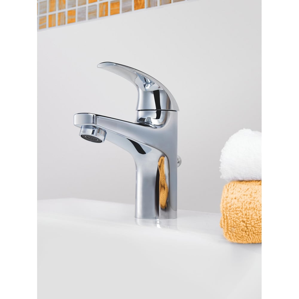 Baterie lavoar GROHE Baucurve 32805000, alama, crom