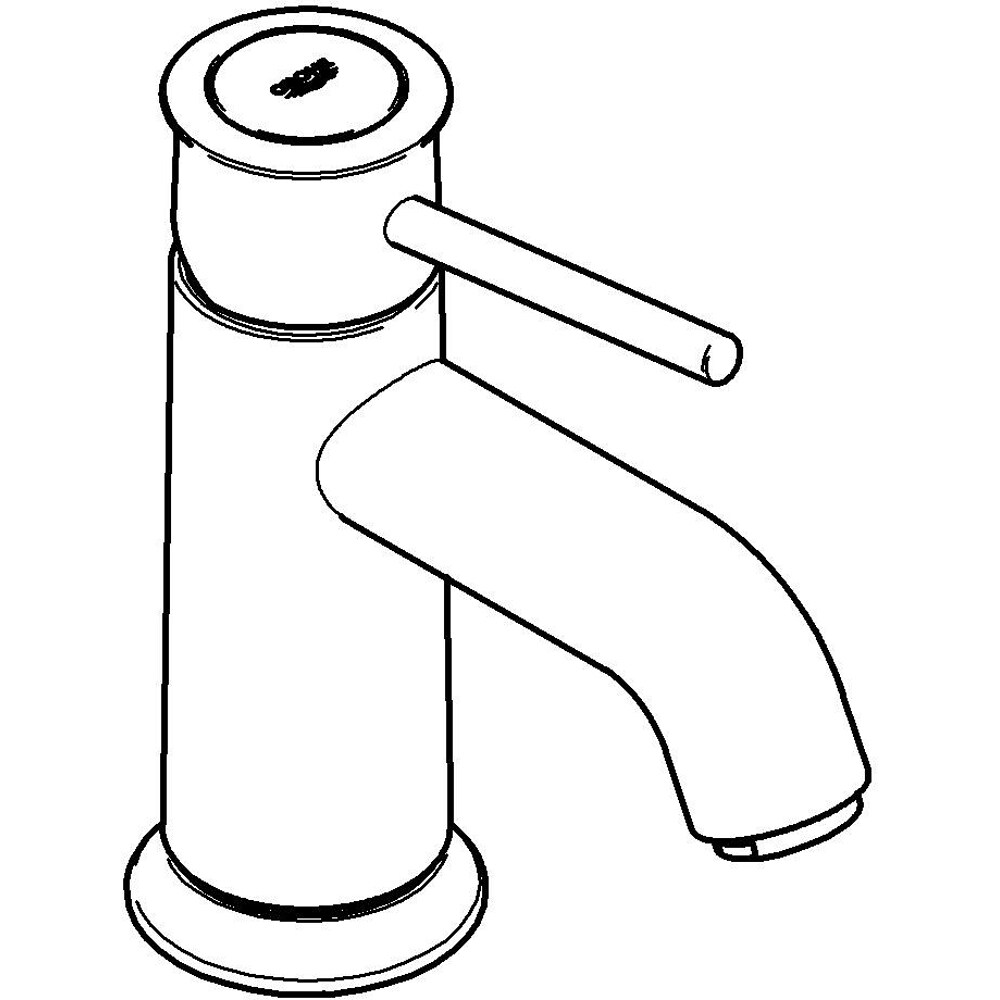 Baterie lavoar GROHE Bauclassic 32863000, alama, crom