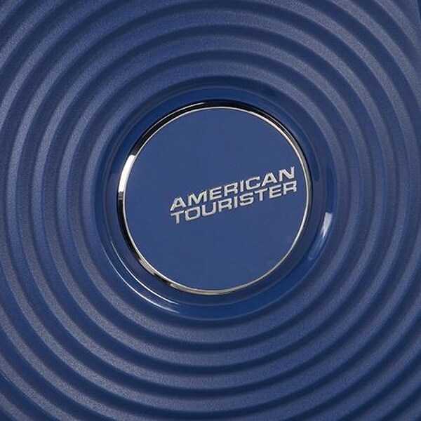 Troler AMERICAN TOURISTER Spinner SoundBox, 55 cm, albastru