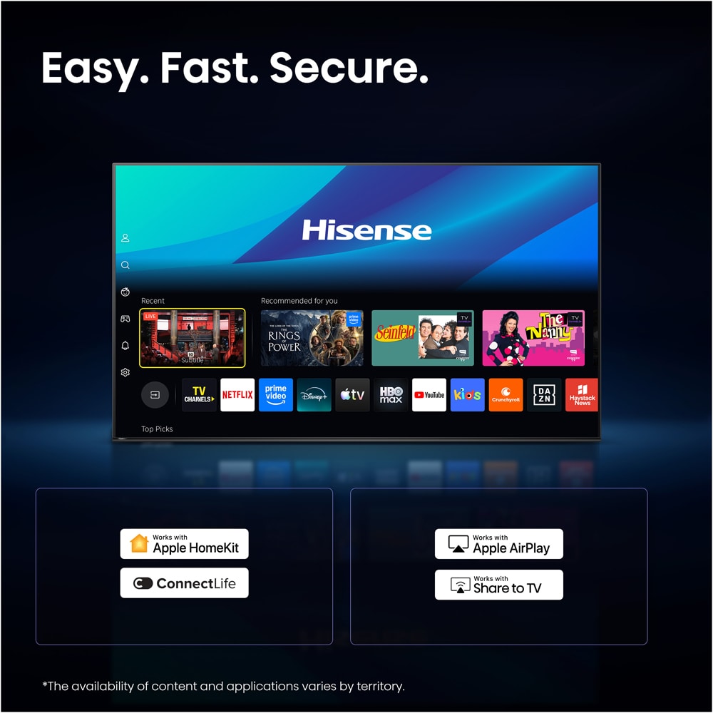Televizor HI-QLED Smart HISENSE 32A5S, FullHD, HDR, 80cm