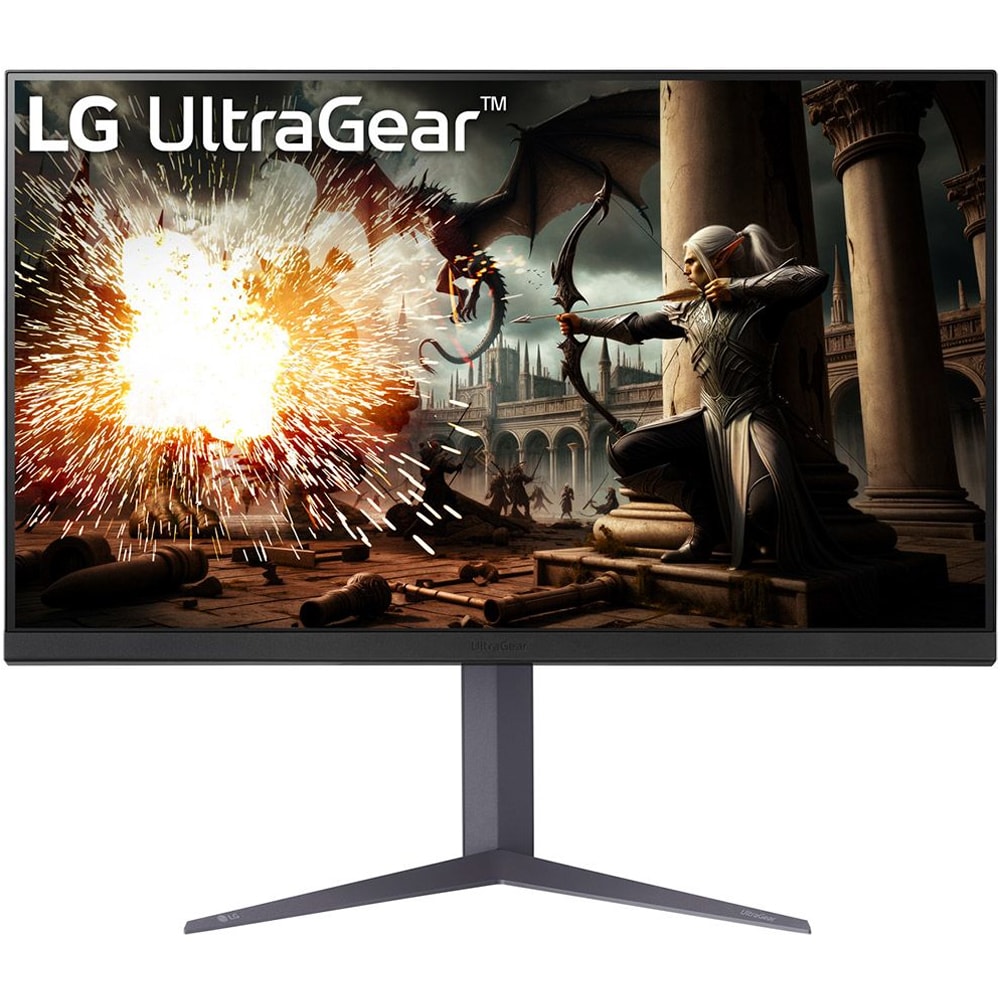 Monitor Gaming LED IPS LG UltraGear 32GS75Q-B, 31.5", QHD, 180Hz, AMD FreeSync, NVIDIA G-SYNC Compatibil, negru