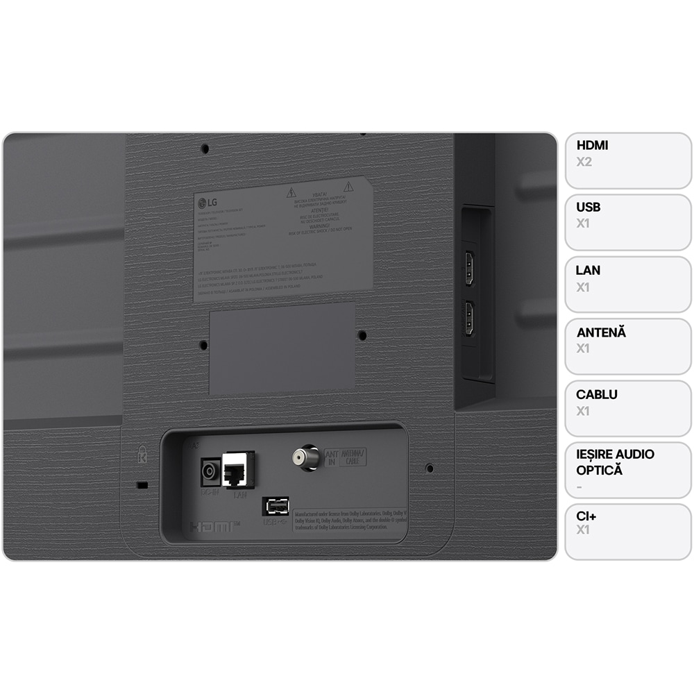 Televizor LED Smart LG 32LB650B3LA, Full HD, HDR, 80 cm