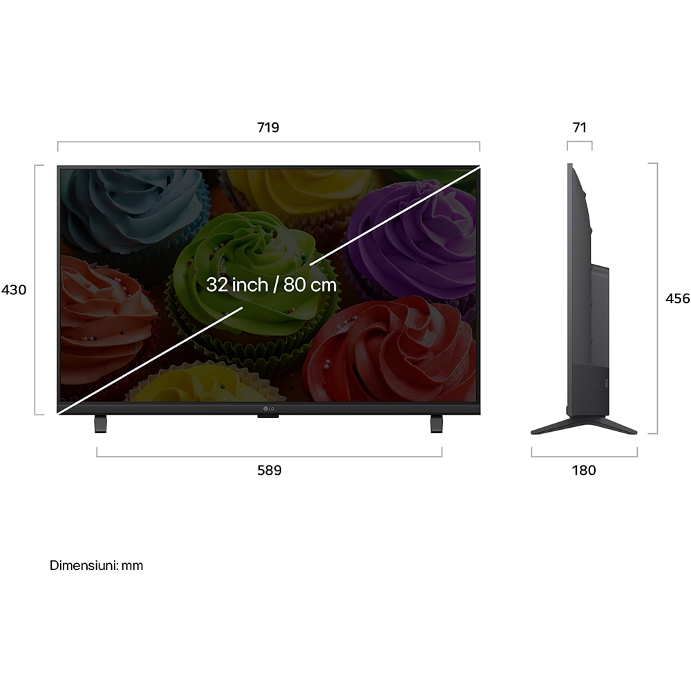 Televizor LED Smart LG 32LB650B3LA, Full HD, HDR, 80 cm