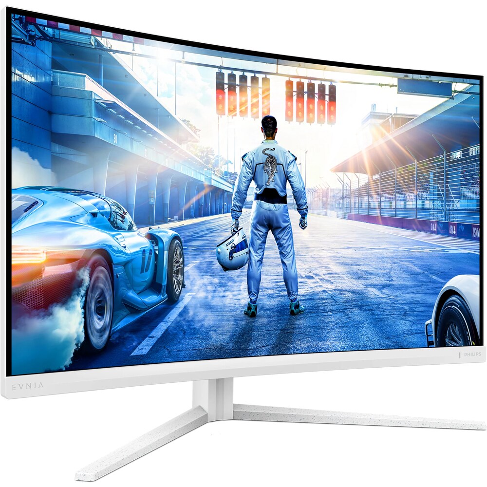 Monitor Gaming curbat Fast VA PHILIPS Evnia 32M2C5501/00, 31.5", QHD, 180Hz, HDR, Free Sync, alb