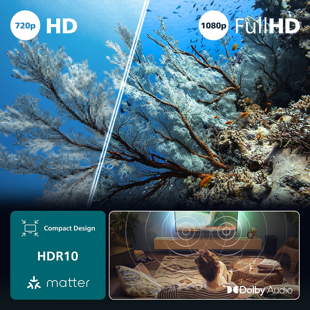 Televizor LED Smart PHILIPS 32PFS6900, Full HD, HDR10, 80cm