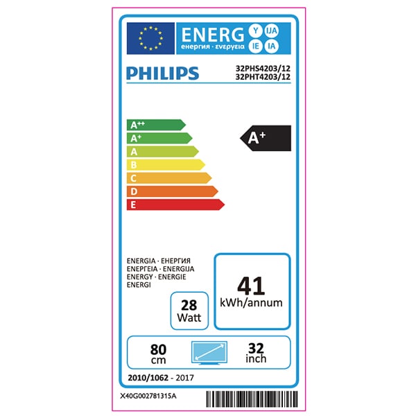Televizor LED PHILIPS 32PHT4203/12, HD, 80 cm