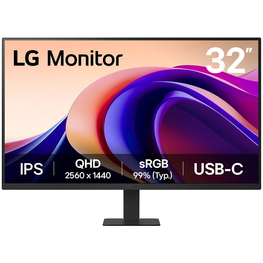 Monitor LED IPS LG 32U631A-B, 31.5", QHD, 100Hz, HDR10, negru