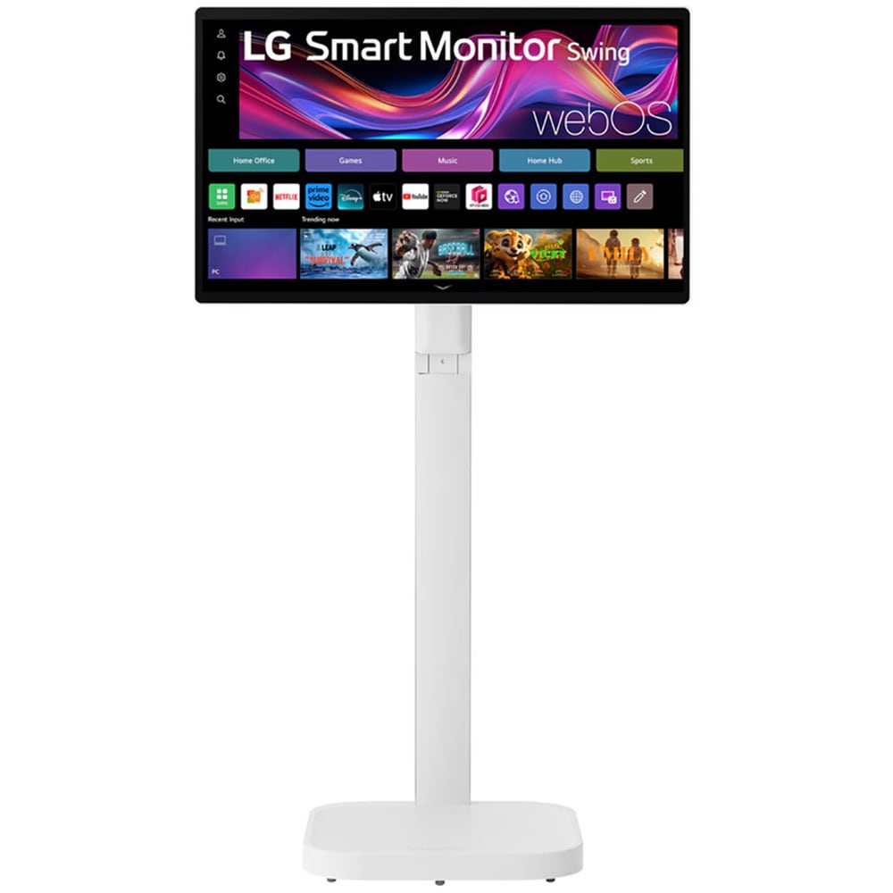 Monitor LED IPS LG 32U889SA-W, 31.5", 4K UHD Touchscreen, 60 Hz, Smart, alb