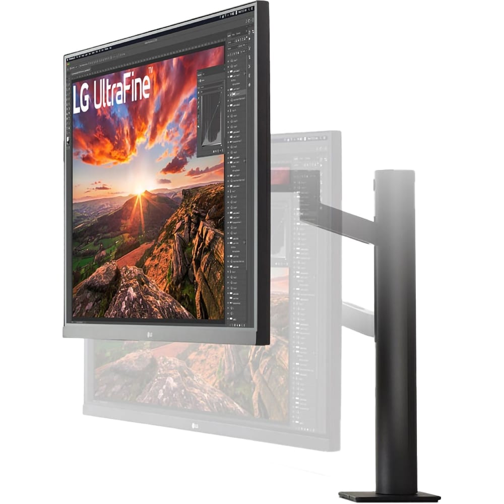 Monitor LED IPS LG 32UN880K-B, 32",4K UHD, 60Hz, Stand ergonomic, HDR10, Boxe, negru