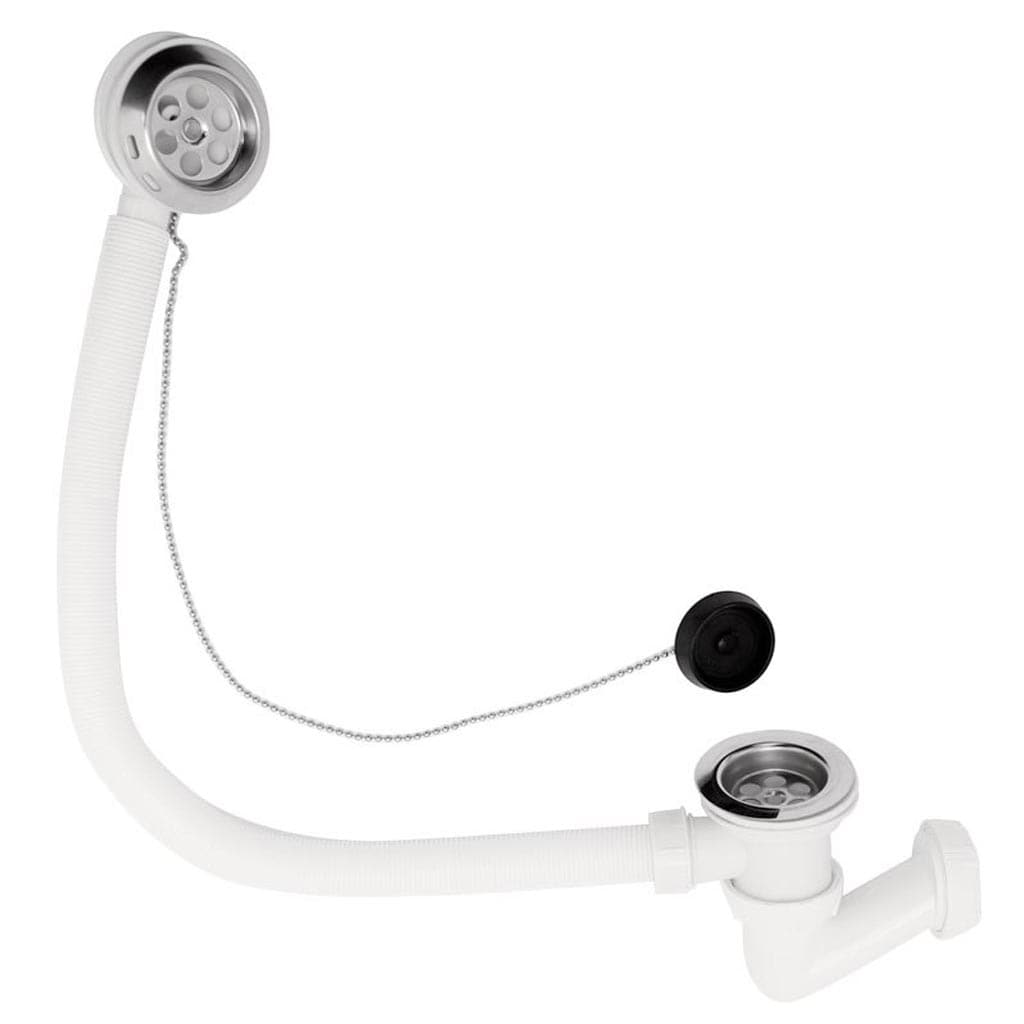 Coloana cada cu preaplin, sifon mic, dop si lant Wirquin SP5501RO, 500 mm