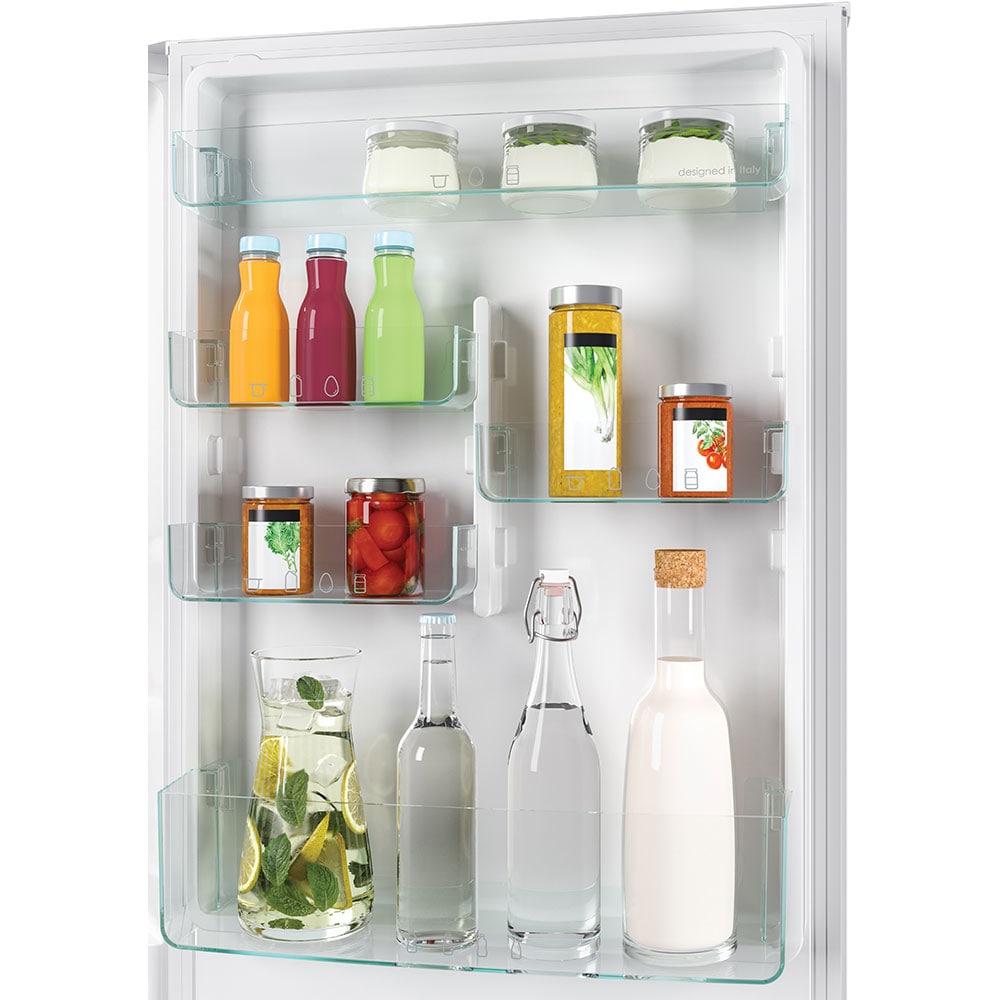 Combina frigorifica CANDY CCE4T618EW, Total No Frost, 341 l, H 185 cm, Clasa E, Wi-Fi, alb