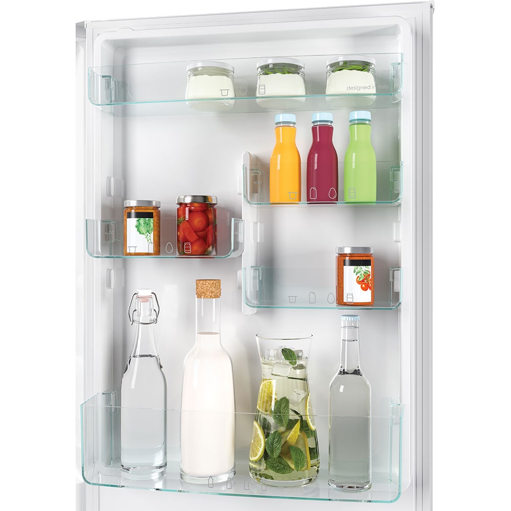 Combina frigorifica CANDY CCE4T618EW, Total No Frost, 341 l, H 185 cm, Clasa E, Wi-Fi, alb