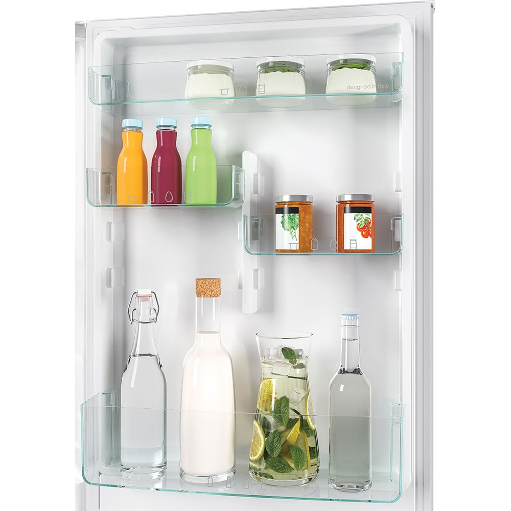 Combina frigorifica CANDY CCE4T618EW, Total No Frost, 341 l, H 185 cm, Clasa E, Wi-Fi, alb