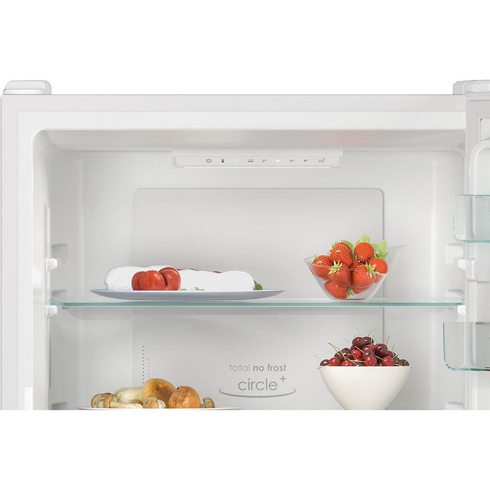 Combina frigorifica CANDY CCE4T618EW, Total No Frost, 341 l, H 185 cm, Clasa E, Wi-Fi, alb