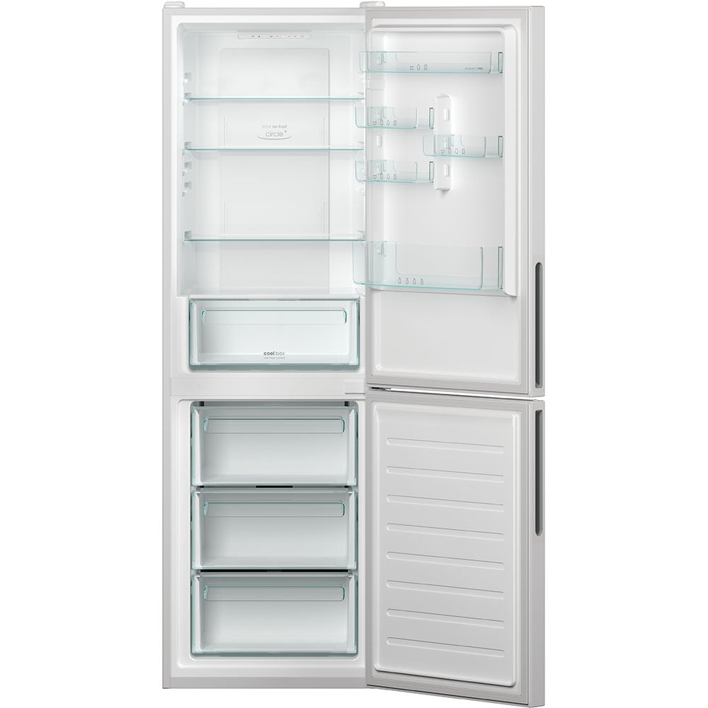 Combina frigorifica CANDY CCE4T618EW, Total No Frost, 341 l, H 185 cm, Clasa E, Wi-Fi, alb