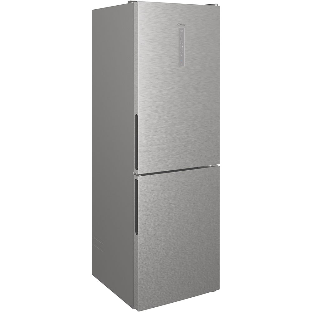 Combina frigorifica CANDY CCE7T618EX, Total No Frost, 341 l, H 185 cm, Clasa E, Wi-Fi, dark inox
