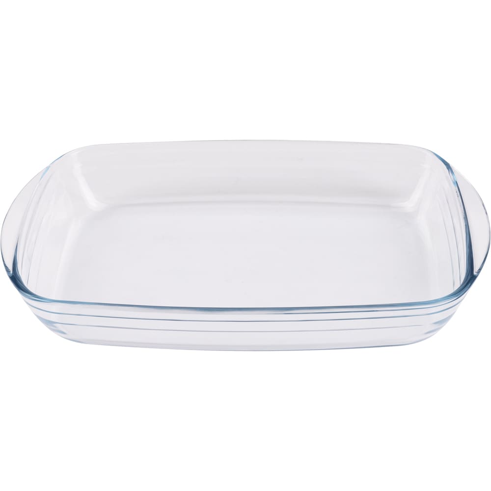 Tava de copt SWISS HOME, 32x20x6cm, 2l, sticla borosilicata, transparent
