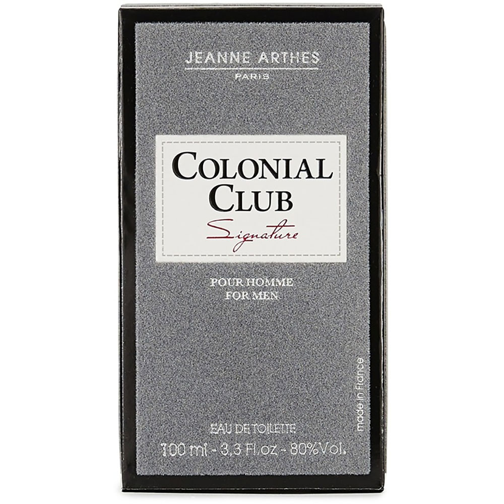 Apa de toaleta JEANNE ARTHES Colonia Club Signature, Barbati, 100ml