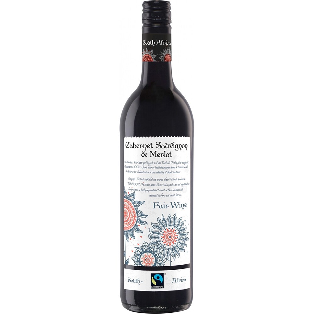 Vin rosu sec Fairwine Merlot Cabernet Sauvignon, 0.75L