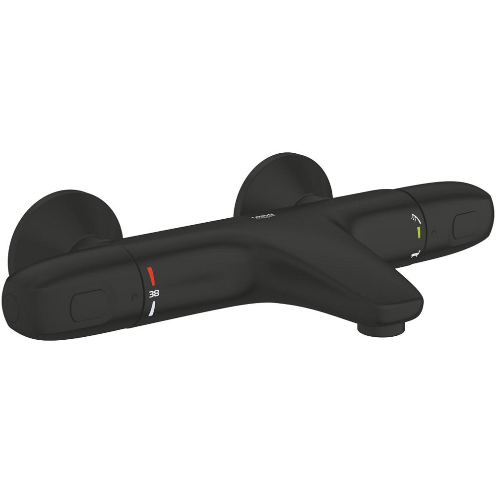 Baterie cada GROHE Grohtherm 1000 348162433, aparenta, termostat, alama, negru