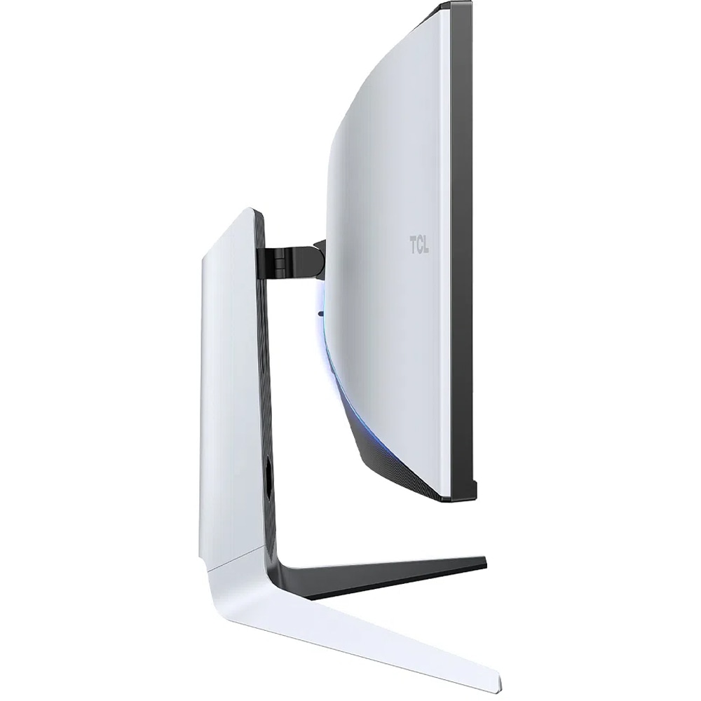 Monitor curbat Mini LED Fast HVA TCL 34R83Q, 34", WQHD, 170Hz, FreeSync Premium, HDR, boxe, alb-negru