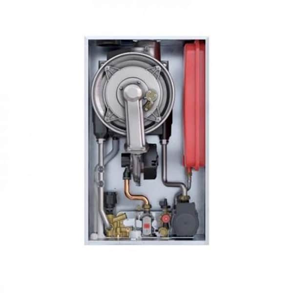 Pachet centrala termica pe gaz in condensare SIME 10P 0463, 24 kW, Kit inclus, alb