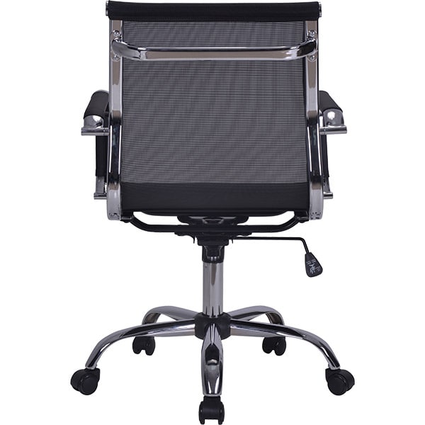 Scaun birou operational MYRIA 3502BK, plasa, negru