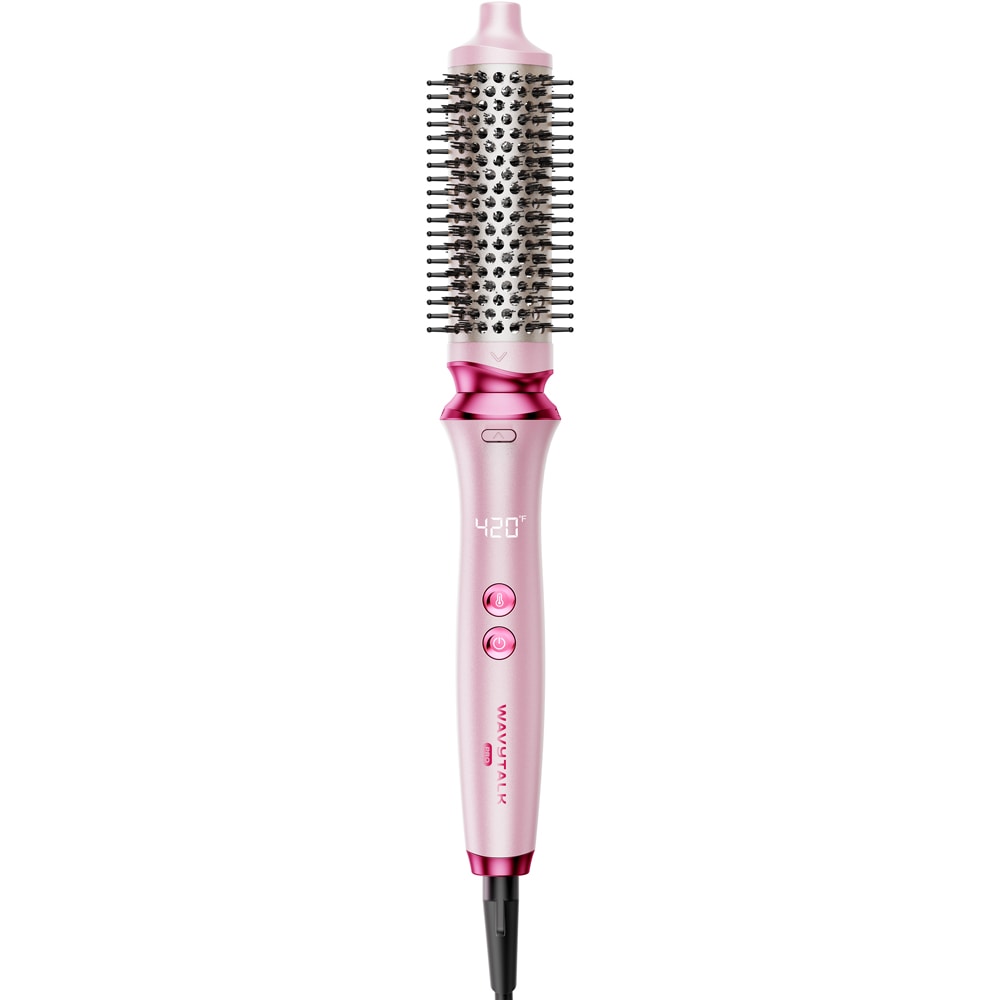 Trusa coafat Multistyler WAVYTALK Heatwave Pro 350S, 215 grade, invelis ceramic, roz