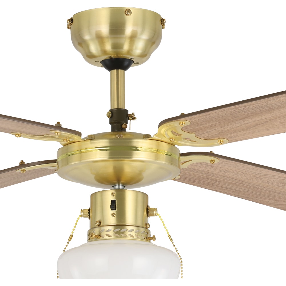 Plafoniera cu ventilator EGLO Fortaleza, E27, 60W, IP20, alb