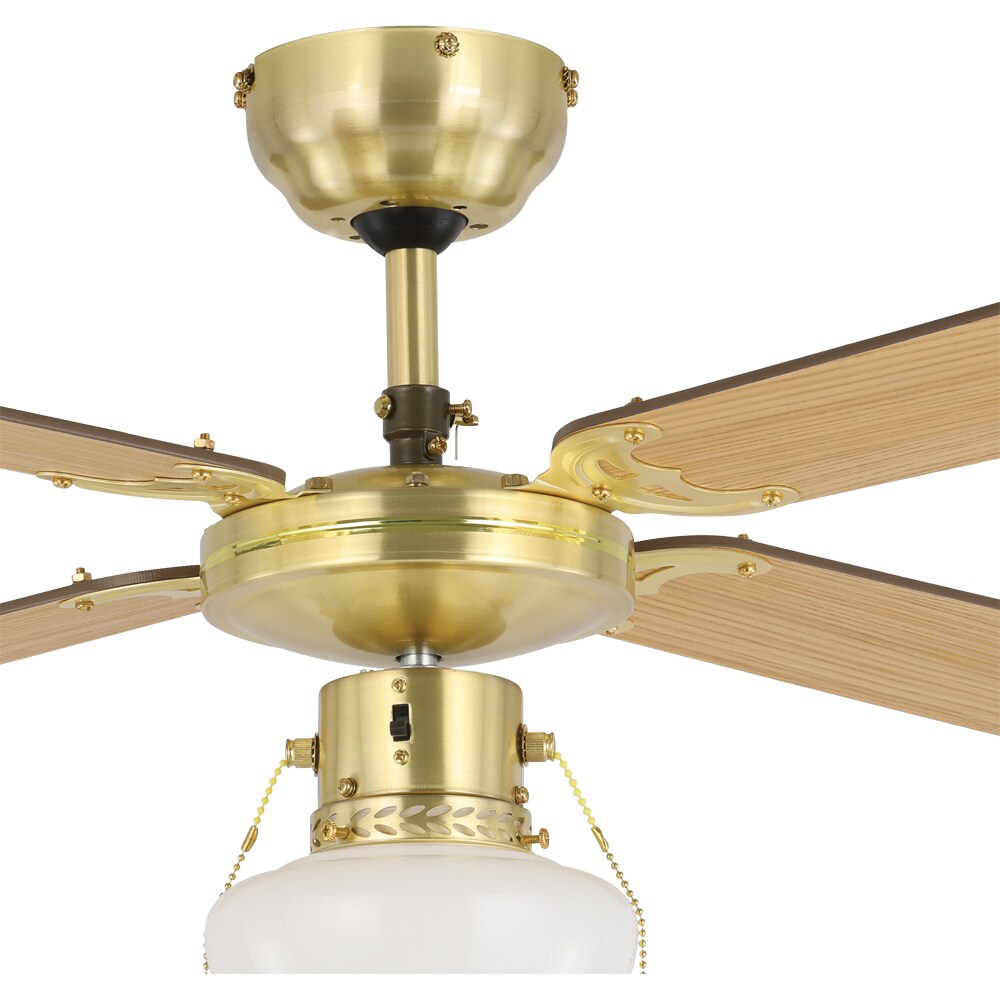 Plafoniera cu ventilator EGLO Fortaleza, E27, 60W, IP20, alb