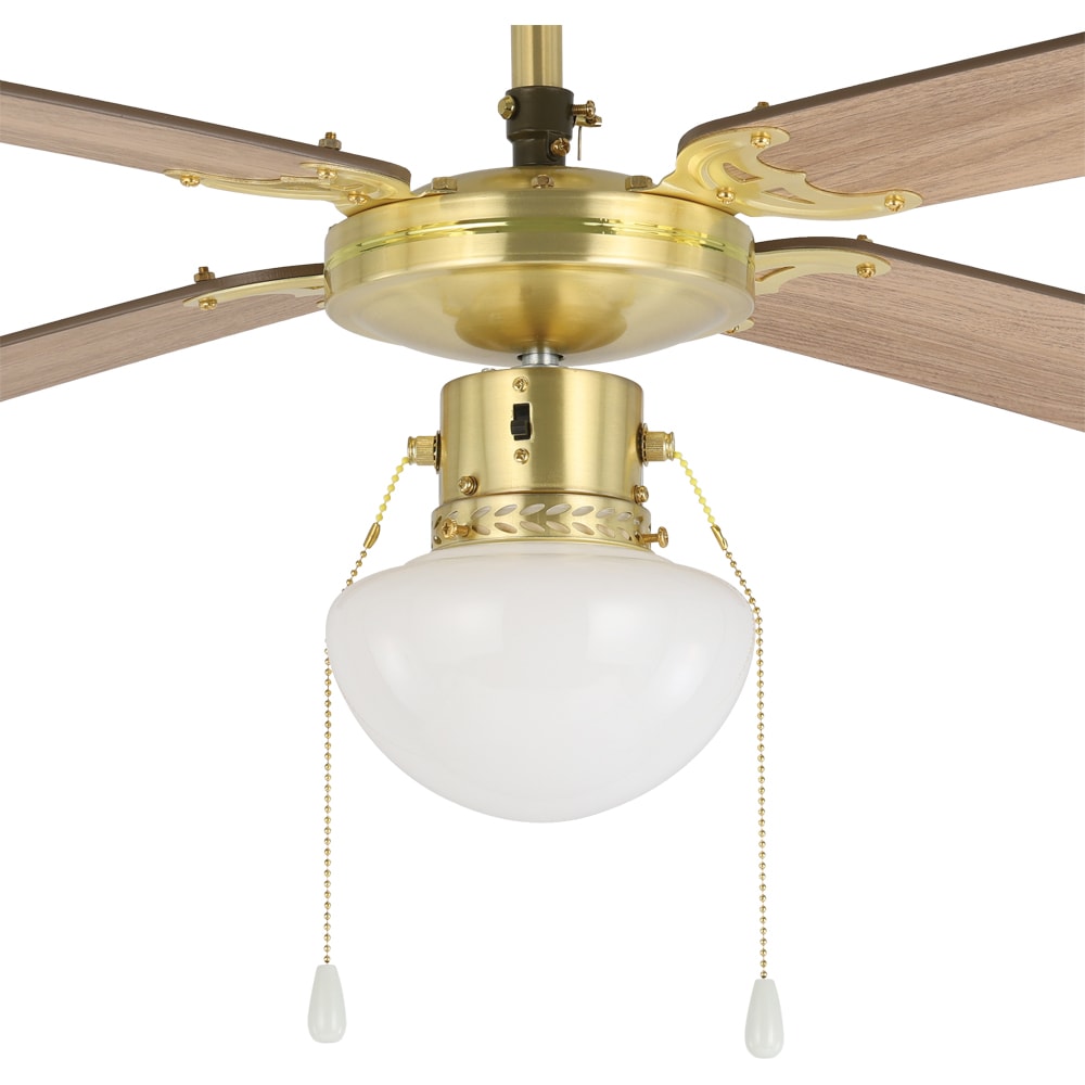 Plafoniera cu ventilator EGLO Fortaleza, E27, 60W, IP20, alb