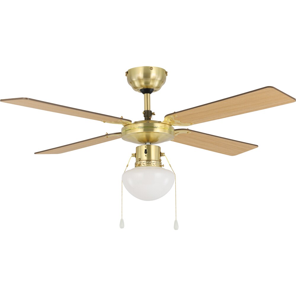 Plafoniera cu ventilator EGLO Fortaleza, E27, 60W, IP20, alb