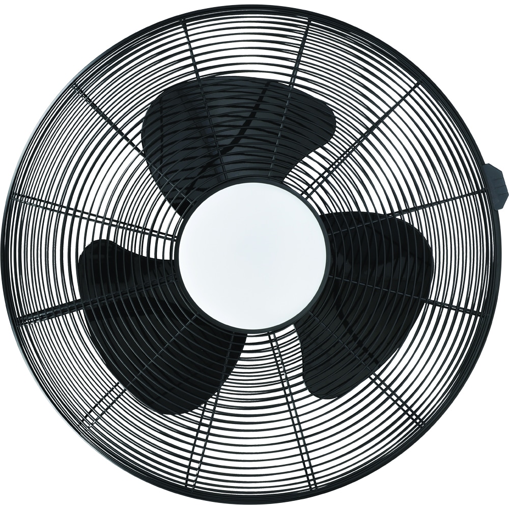 Plafoniera LED cu ventilator EGLO Igeldo, 15W, 1800 lm, IP20, negru mat