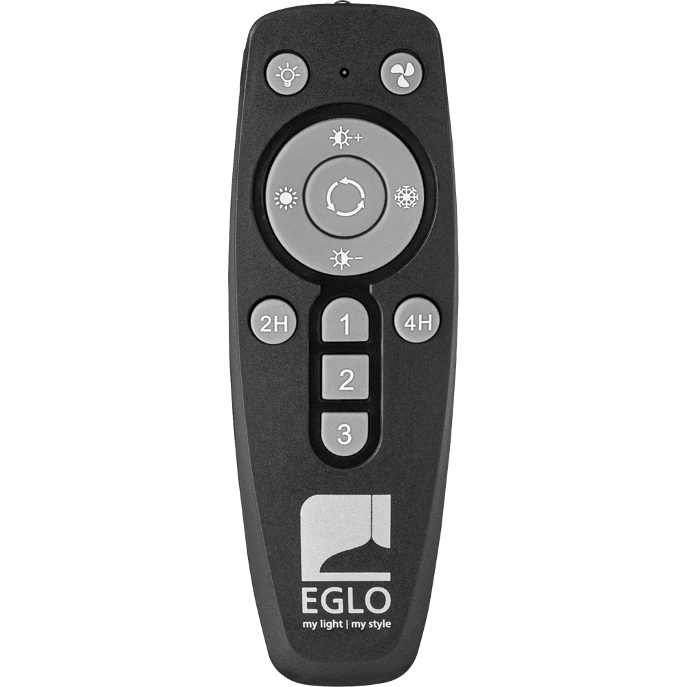 Plafoniera LED cu ventilator EGLO Kostrena, 3 x 8.5W, 3300 lm, IP20, alb-gri